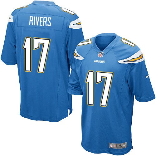 Youth Game Philip Rivers Nike Jersey Electric Blue Alternate - #17 NFL Los Angeles Chargers